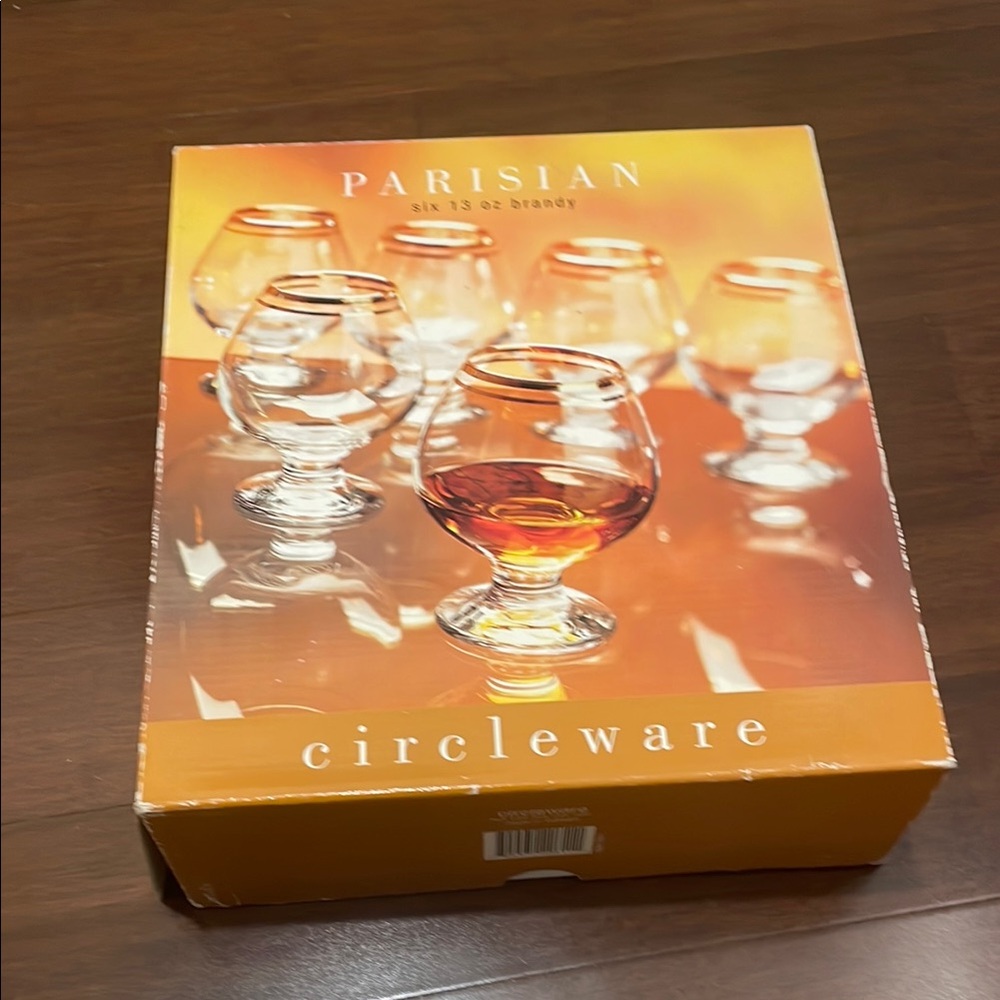 Circleware Parisian 13 oz Brandy Glasses set of 6